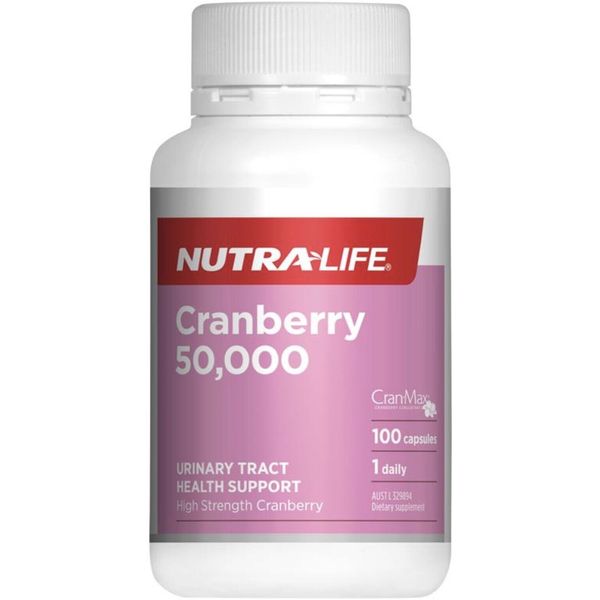 Cranberry 50000mg 100 Caps Nutra-life