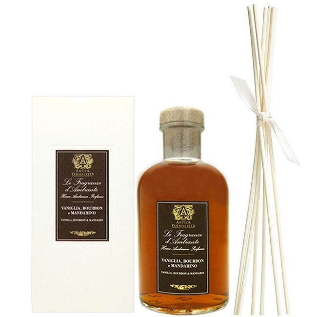[10x points on the 25th] ANTICA FARMACISTA Room Diffuser Vanilla, Bourbon &amp; Mandarin 500ml [Free Shipping] [Next day delivery available_Closed] [Popular Brand Gift Birthday Present]