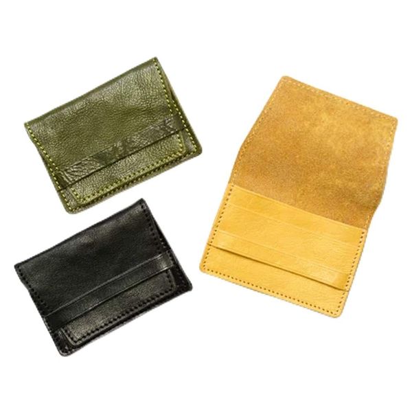 Tochigi Leather Business Card Case, Handmade for Women, Men, Women, Men, Business Card Holder, Wallet, IC Cards, Commuter Purse, Coin Purse, Card Case, Coin Case, Pouch, Organic Leather, Fashionable, Gift, camel