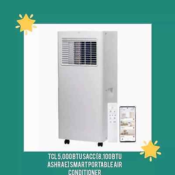 TCL 5,000 BTU SACC [8,100 BTU ASHRAE] Smart Portable Air Conditioner