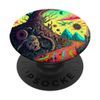 Strange Psychedelic Nature Landscape With Many Colors PopSockets Swappable PopGrip