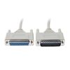 uxcell Parallel Printer Cable Male to Female DB25 Pin 2.6M