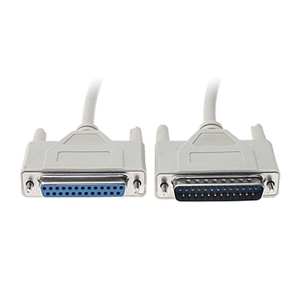 uxcell Parallel Printer Cable Male to Female DB25 Pin 2.6M