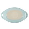 Rachael Ray Solid Glaze Ceramics Au Gratin Bakeware / Baker Set, Oval - 2 Piece, Light Blue