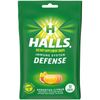 HALLS Defense Assorted Citrus Vitamin C Drops 30 Count Immune Support