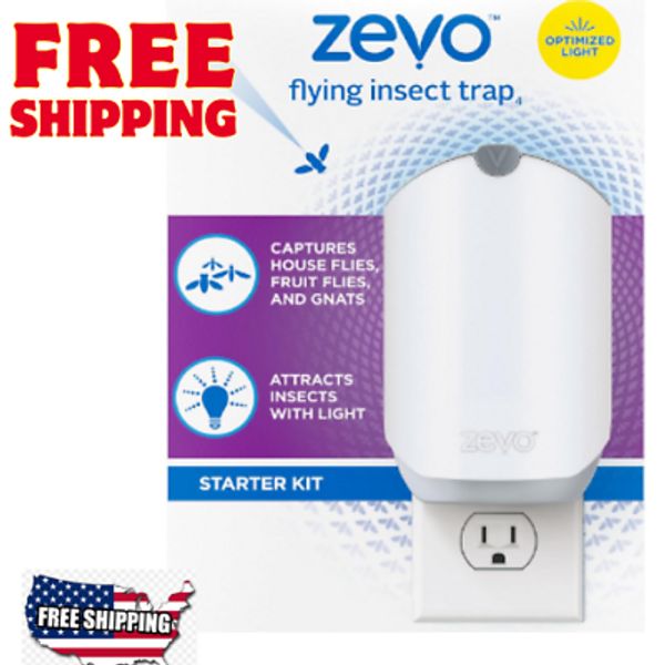 Zevo Fly Trap: UV Light with 1 Device + Refill"