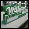Personalized 3D Printed Desktop Nameplate/ Office or Studio / Choose your Colors
