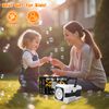 PANACARE Upgrade Portable Soap Bubble Machine, Automatic Soap Bubble Machine 20000+ Bubbles/Minute with Soap Bubble Solution, Kids Soap Bubble Machine Wedding/Easter/Party Gift