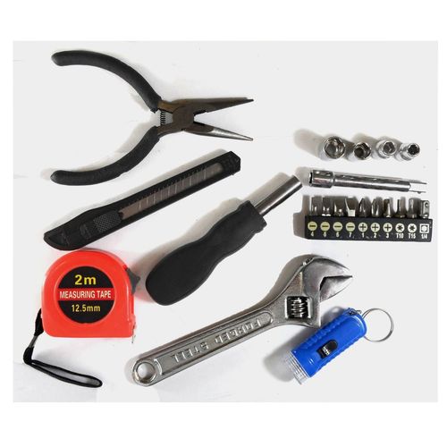 ARTESIA TOOL 22 Piece Essential Handyman Tool Set | Tape Measure, Wrench, Pliers & More | Fitted Portable Case Included | Must Have Set For Home, Office, Work
