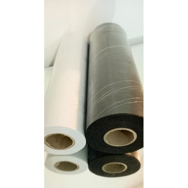Medium Weight Iron-On Interfacing 30cm x 3 Meter Piece Fabric Support Lining Black or White (White)