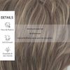 Swiking Men Wig Short Blonde Brown Layered Natural Synthetic Hair Full Wigs for Male Guy Daily Party Wear (Brown Blonde)