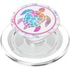 Rainbow Watercolor Turtle PopSockets PopGrip for MagSafe
