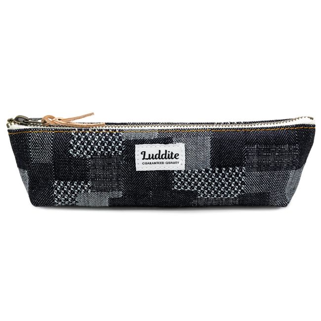 Luddite LDD-BPN-101 Boat Pen Case, Jacquard Denim Patchwork