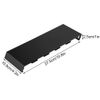 Zer one HDD Hard Driver Shell Case for, Anti-Scratch Front Housing Shell Faceplate Replacement for 4 Console(Black) [Video Game]