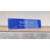 Contemporary Custom Engraved Acrylic Desk Nameplate Freestanding