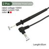 YOKIVE 2pcs Test Lead Multimeter Probe Cable with Banana Plug for Electronic Components Testing Electronic Work (Red, Black, 1000V, 10A, 65Cm)
