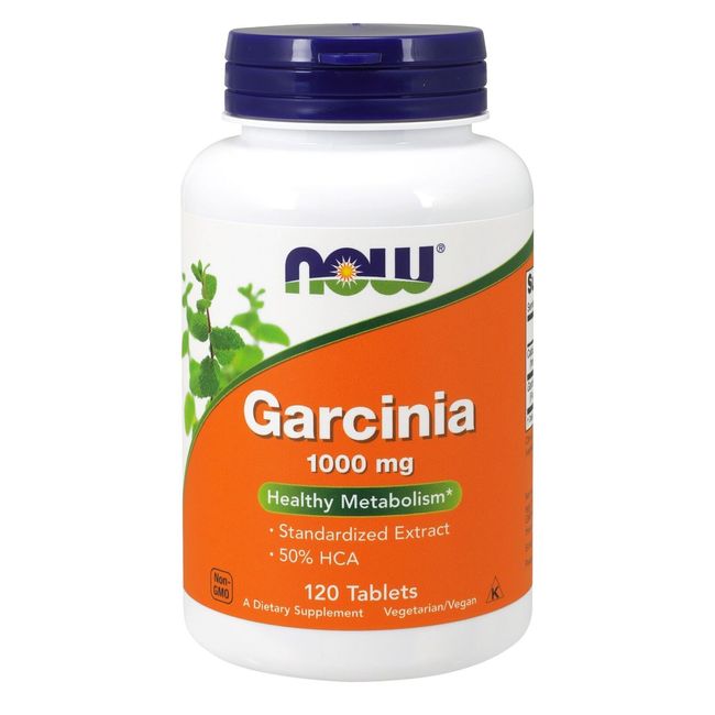 NOW Foods Garcinia, 1000 mg, 120 Tablets