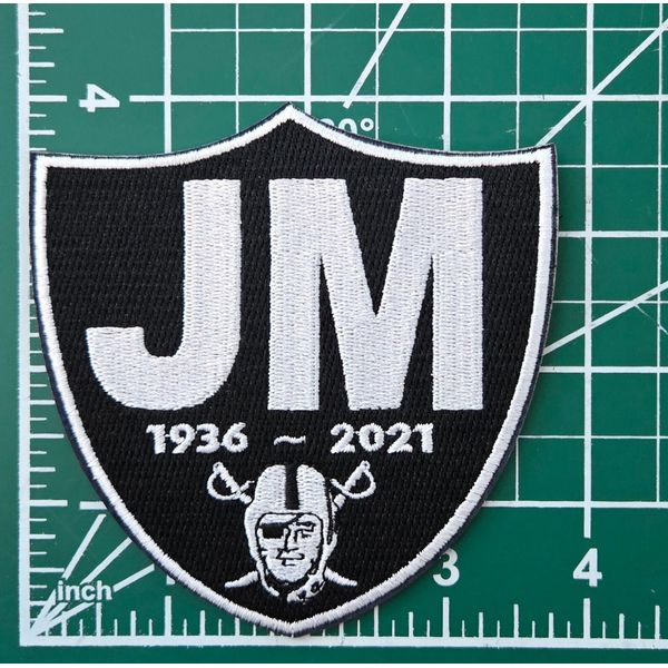 Las Vegas Raiders 4" Madden Iron On Embroidered Patch ~Free Tracking!
