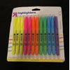 Highlighters Narrow Chisel Tip Multicolor 12ct - Up&Up