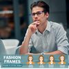 ZONLON 4 Pack Progressive Multifocus Reading Glasses for Men Women Blue Light Blocking Computer Reader with Spring Hinge (4 Mix C1, 1.25, x)