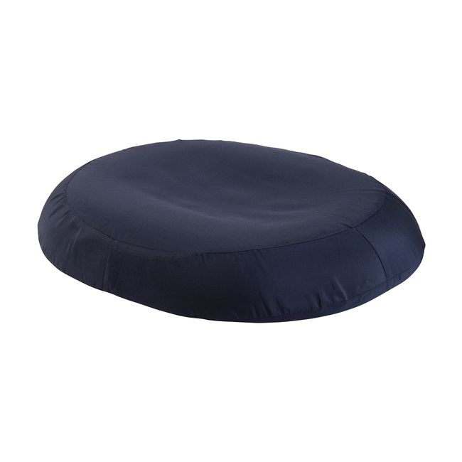 Molded Donut Cushion with Navy Cover - 18