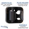 RecPro Black Trailer Wiring Harness Plug Holder