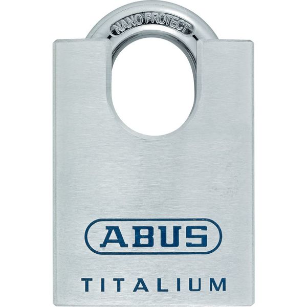 ABUS Mechanical 96CSTI/60 B/EFSPP Titanium Padlock, Closed, Shackle, Blister, 60 mm