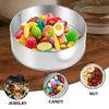 Personalised with your own Text/Image/Any Name themed Funny Round & Rectangular shaped portable metal tin storage box (Round Shape)