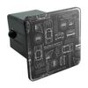 GRAPHICS & MORE Batman Batmobile Blueprint Pattern Tow Trailer Hitch Cover Plug Insert