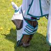 Shires Ultra Pro Fly Mask - White: Extra Full