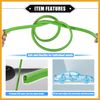 Partuto Car Door Edge Guard, 16.4ft U Shape Rubber Trim Universal Green Replacement