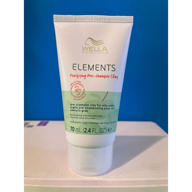 Wella Elements Purifying Pre Shampoo Clay 2.4oz New & Authentic