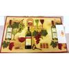 PRINTED KITCHEN RUG (nonskid back) (18" x 28"), WINE WITH CORKS & GRAPES, Soho