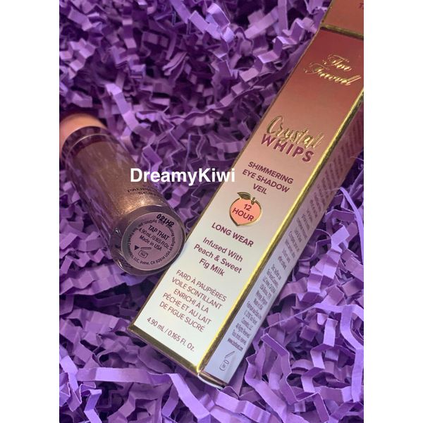 Too Faced Crystal Whips Shimmering Eye Shadow Veil - Tap That -  NEW IN BOX