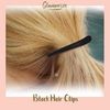 Black Hair Clips by Glamorize | Plastic Crocodile Hairpins | Hairdresser Sectioning Clips |6-Pack x 2| Includes E-book with Hair Styling Tips Using Different Hair Accessories