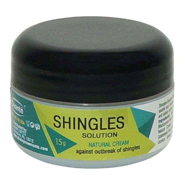 SHINGLES SOLUTION Medicated Cream to Treat Itchy Irritated Skin Rash Face Body