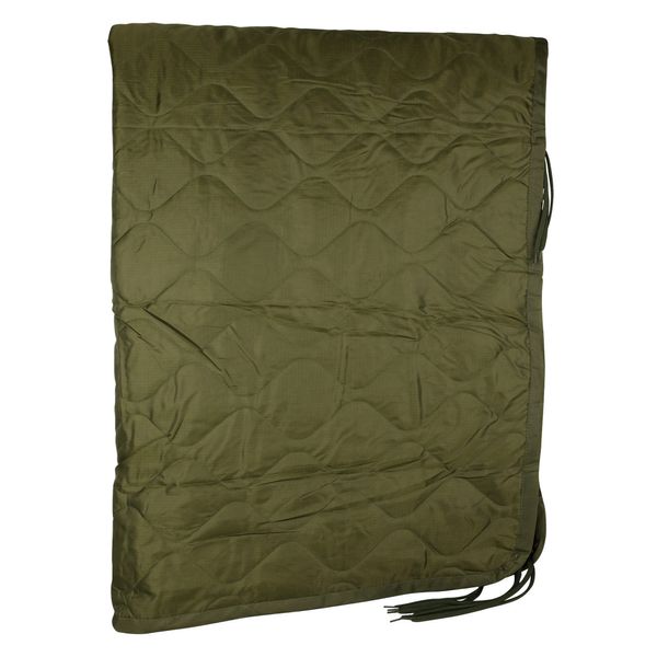 MEDALS OF AMERICA EST. 1976 OD Green Military Poncho Liner Woobie blanket Nylon 65" x 88"