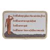 SOLDIER'S CREED DESERT MILITARY ARMY TACTICAL HOOK MORALE PATCH