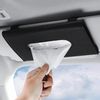 RYOHIN Lab Sun Visor Tissue Case Car Thin Holder 1 Piece (Black)