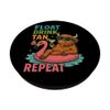 Float Drink Tan & Repeat Pool Party Fun PopSockets Adhesive PopGrip