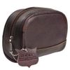Parker's Deluxe Leather SMALL Toiletry Bag (Dopp Kit)