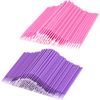 LauCentral 200PCS Micro Applicator Brushes for Makeup - Disposable Mascara Wands for Eyelash Extensions, Precision Eye Makeup Tools