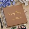 Personalised Loving Memory Funeral Remembrance Guest Book, Scrapbook Gift