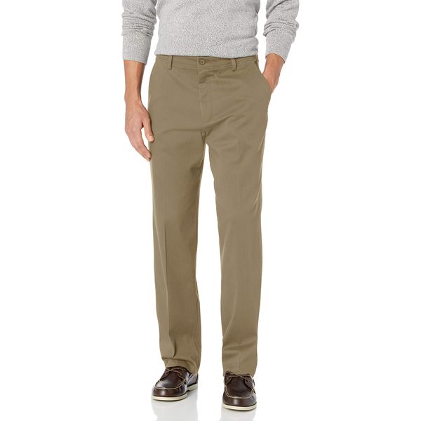 Dockers Men's Classic Fit Easy Khaki Pants (Standard and Big & Tall), Timberwolf, 34W x 32L