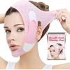 Gale Boy Face Belt, Lift-Up, Face Line, Double Chin Prevention, Sagging, Face Slimming, Mask, Breathable, Pink, For Women and Men