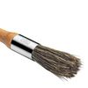 cilio Barista Cleaning Brush, Portafilter Brush Made of Cherry Wood with Natural Bristles, for Final Thorough Cleaning, Cleaning Brush for Tamper Station, Length 19 cm