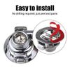 Push Start Button Cover, Turbo Shape Engine Start Stop Button Cover Adhesive Cool Car Interior Decorations for Car Motorcycle