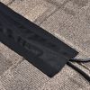 sourcing map Cable Grip Strip Floor Cable Cover Protect Cords Cable Protector Cable Management 1 Meter Length 10mm Width Black