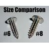(35) #8x5/8 Guitar Amp or Speaker Corner Protector Screws • Stainless Truss Head