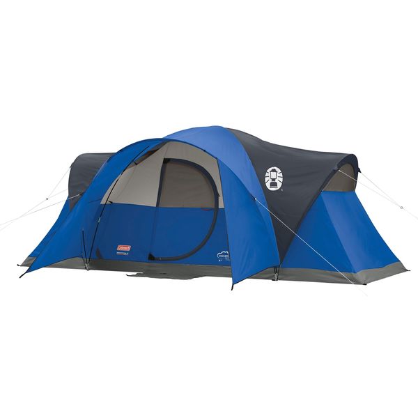 Coleman Montana Camping Tent, 6/8 Person Family Tent with Included Rainfly, Carry Bag, and Spacious Interior, Fits Multiple Queen Airbeds and Sets Up in 15 Minutes